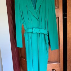 Jade Sueded  silk dress